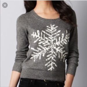 Grey Loft snowflake sweater